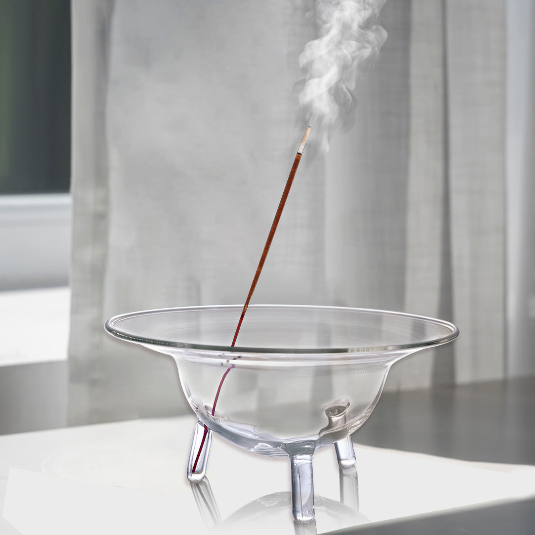 SERMO GLASS INCENSE HOLDER