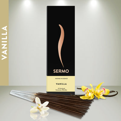 VANILLA - Sermo Premium Incense sticks (24 pieces)