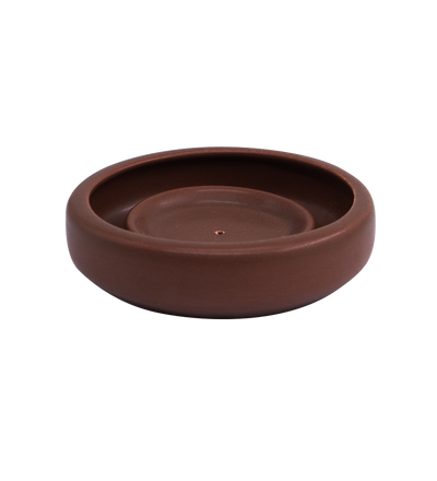 BROWN - Ceramic classic incense burner, incense holder