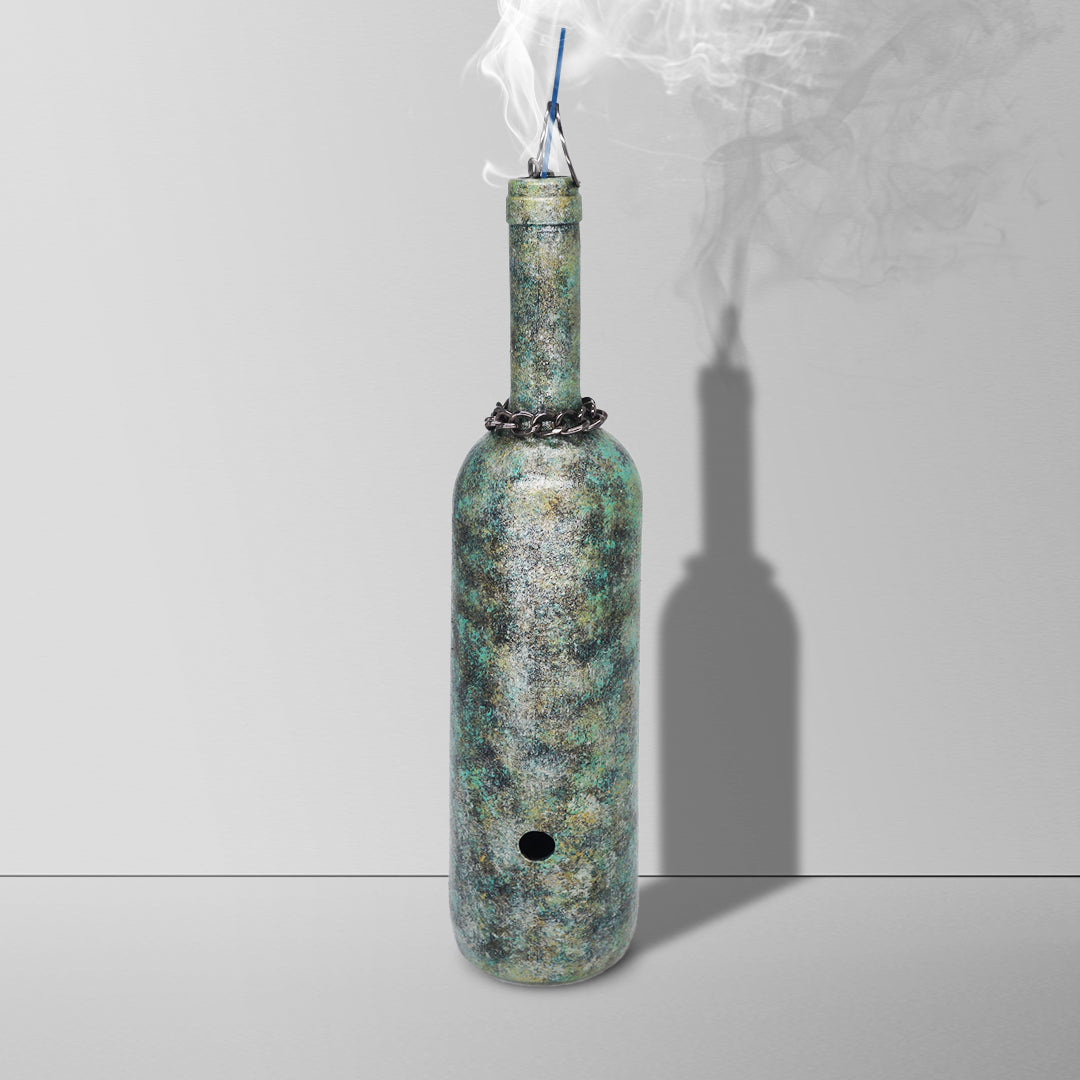 BRUSHY- Smoking Bottle incense burner, incense holder