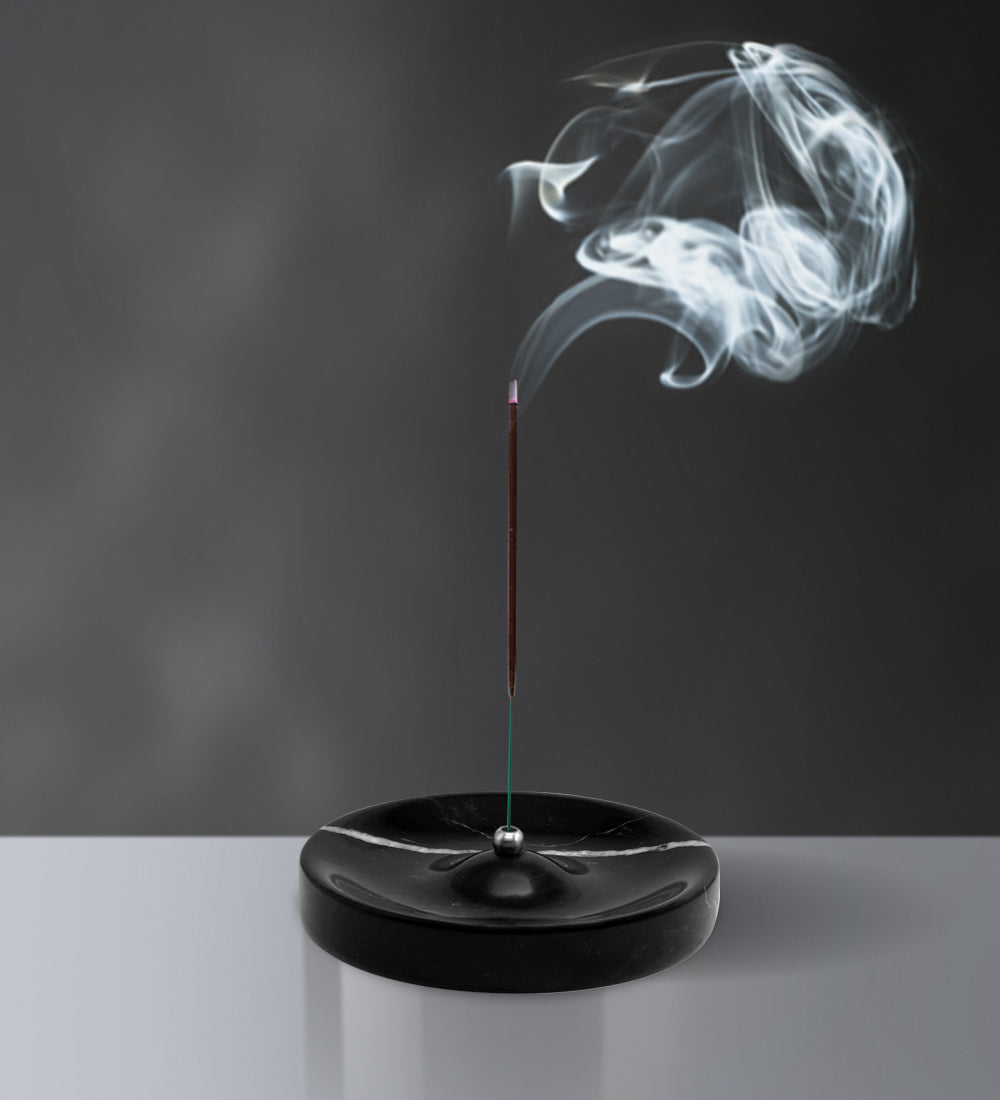 GALAXY - (Round) Marble incense burner, incense holder