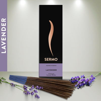 LAVENDER - Sermo Premium Incense sticks (24 pieces)