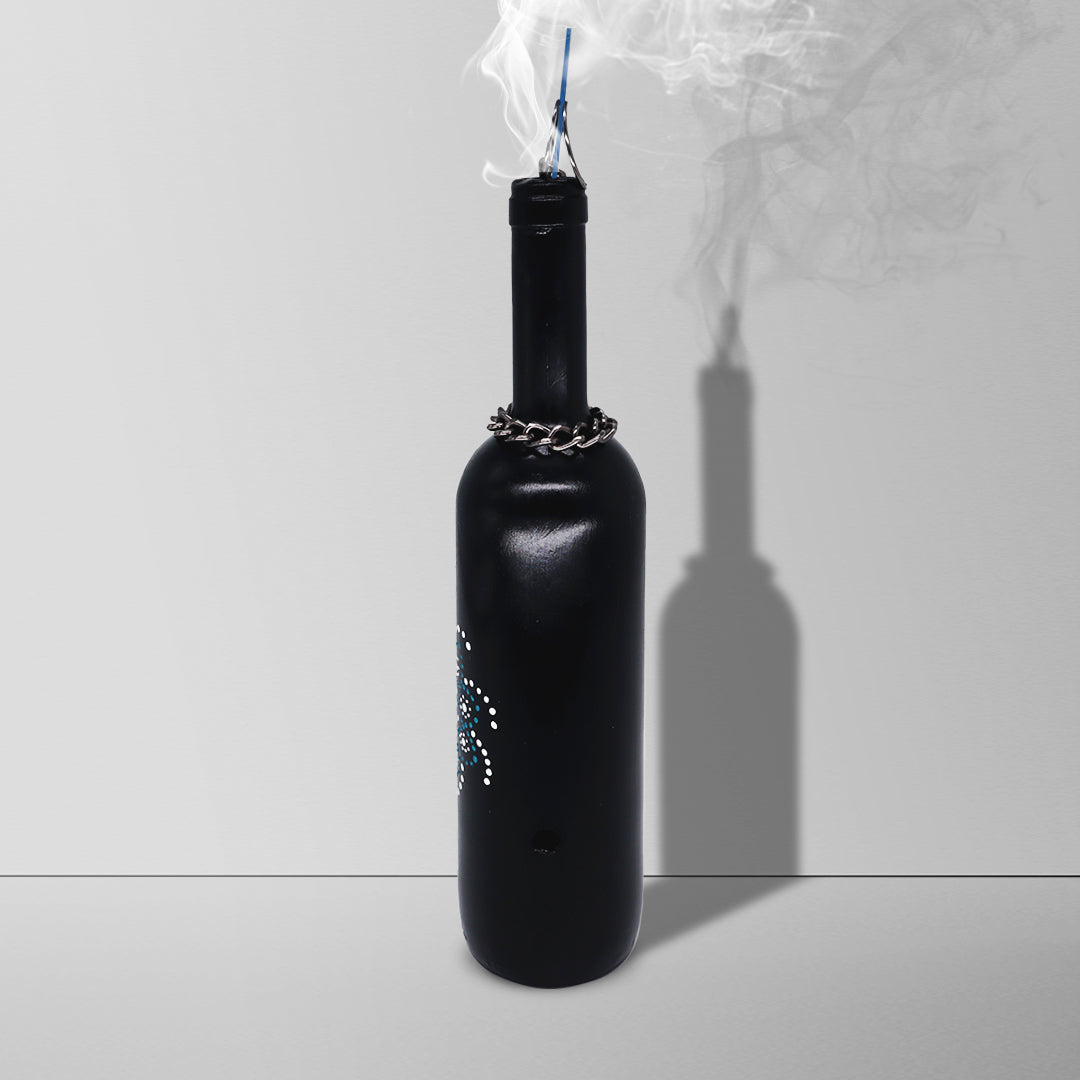MANDALA COSMIC - Smoking Bottle incense burner, incense holder
