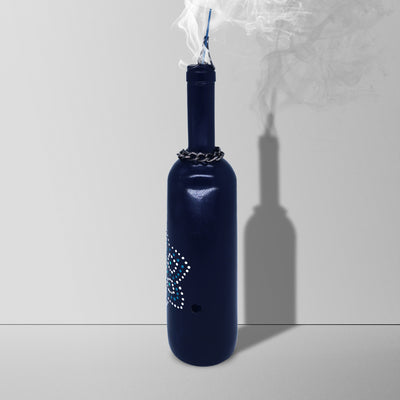 MANDALA FLOWER - Smoking Bottle incense burner, incense holder